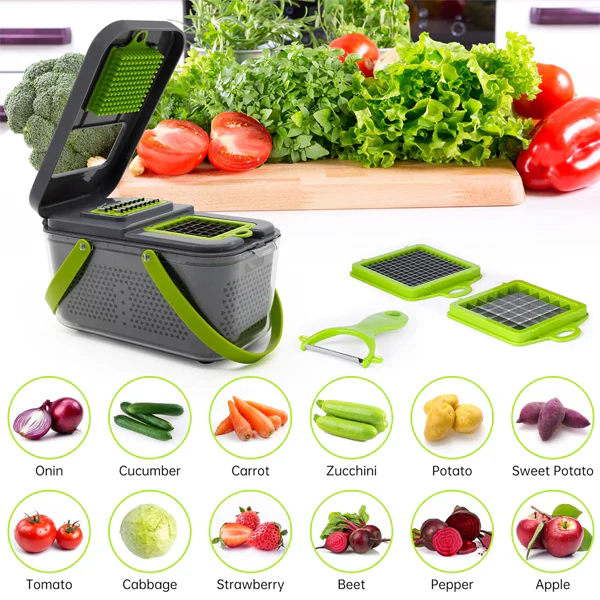 22-in-1 Multifunctional Vegetable Chopper Set