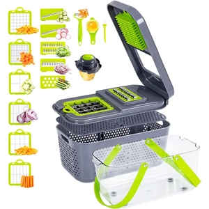 22-in-1 Multifunctional Vegetable Chopper Set